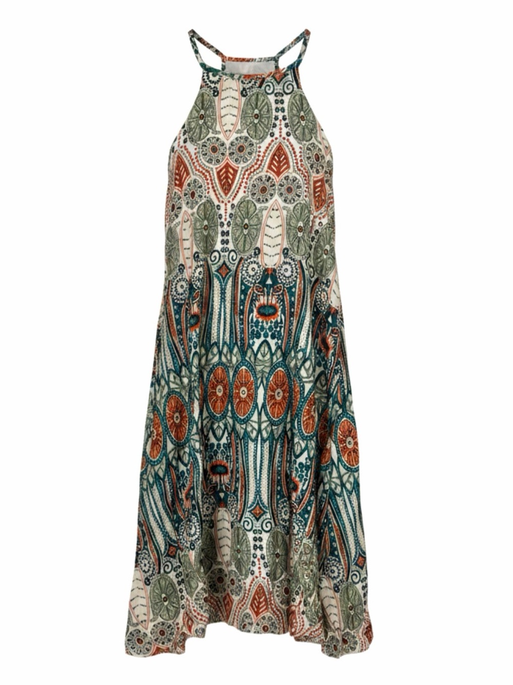 AMY FASHION • Boho Mini Dress Beach Coverup